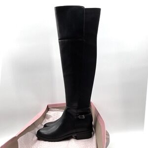Sam and Libby‎ Womens Black Over The Knee Stretch Back Riding Boots Size 8.5